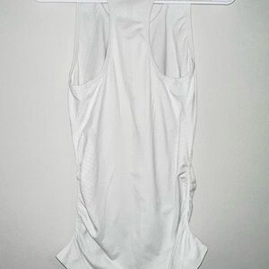 Athleta White Racerback Tank Top